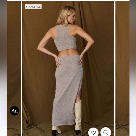 12th Tribe Sutton Cocoa Knit Maxi Dress - Picture 4 of 10